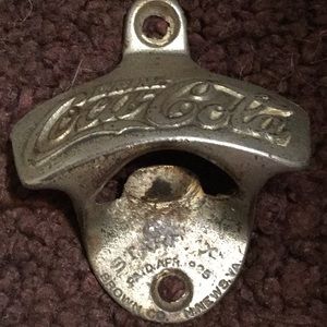 1929 Coca Cola mountable bottle opener.
